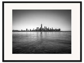 Gerahmter Kunstdruck New York City Skyline