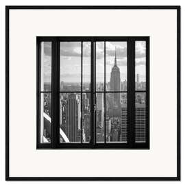 Gerahmter Kunstdruck Empire State Building in Midtown Manhattan II