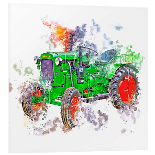 PVC-taulu Vintage Deutz tractor