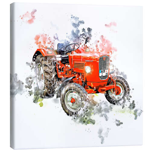 Canvas print Oldtimer Traktor Güldner