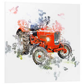 Foam board print Oldtimer Traktor Güldner