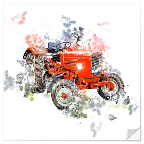 Wall sticker Oldtimer Traktor Güldner