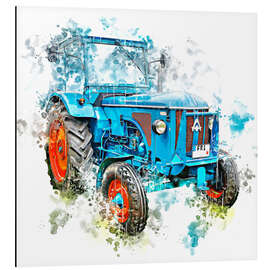 Magnettafel Oldtimer Traktor Hanomag