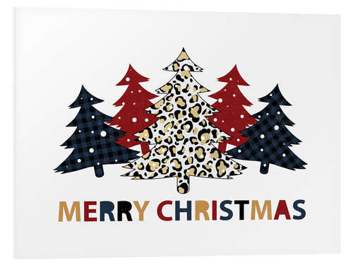 Foam board print Merrry Christmas tree