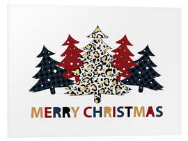 Quadro em PVC Merrry Christmas tree