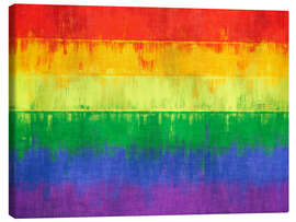 Canvastavla  Rainbow flag - Ingo Menhard