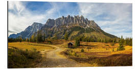 Aluminium print Autumn in the Alps on the Hochkönig