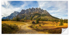 Naklejka na ścianę Autumn in the Alps on the Hochkönig