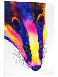 Tableau en plexi-alu European Badger