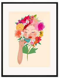 Gerahmter Kunstdruck I Feel Coffee