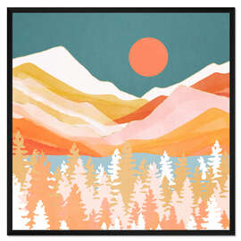 Gerahmter Kunstdruck Zitrusberge