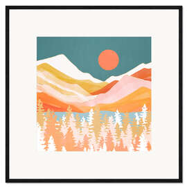 Framed art print Citrus Mountains