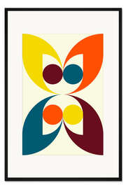 Gerahmter Kunstdruck Schmetterling