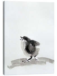 Canvas print Chick in ink