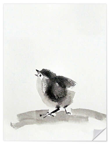 Wall sticker Chick in ink