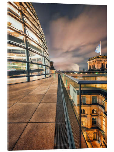 Stampa su vetro acrilico German Reichstag dome