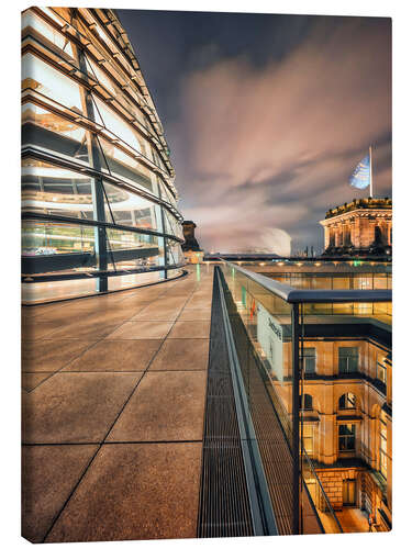 Canvas-taulu German Reichstag dome