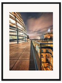 Gerahmter Kunstdruck Deutsche Reichstagskuppel