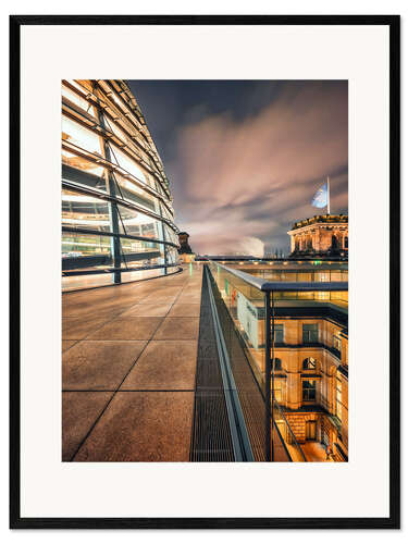 Framed art print German Reichstag dome