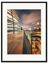 Framed art print German Reichstag dome