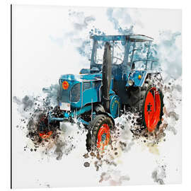 Aluminium print Oldtimer tractor Lanz