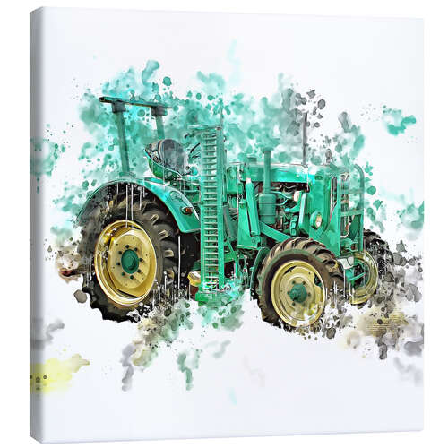 Canvas-taulu Vintage tractor MAN