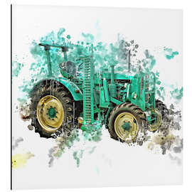 Magnettafel Oldtimer Traktor MAN