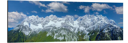 Alubild Wilder Kaiser Panorama, Alpen