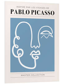 Tableau en PVC Pablo Picasso - Visage II