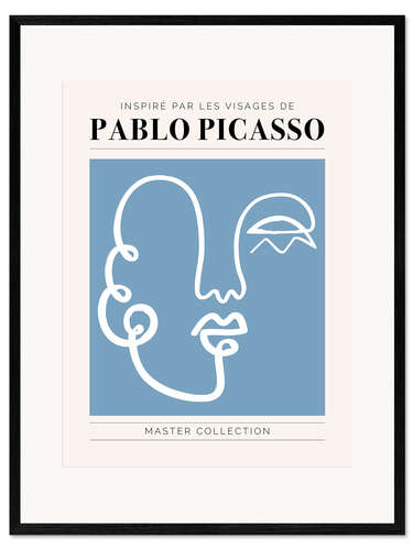 Framed art print Pablo Picasso - Visage II