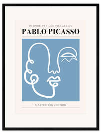 Framed art print Pablo Picasso - Visage II