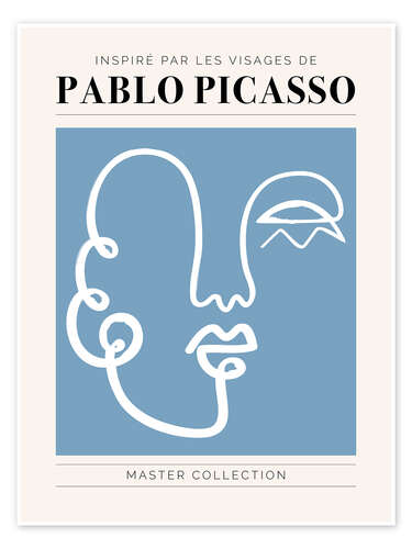 Poster Pablo Picasso - Visage II