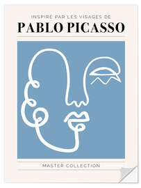 Wall sticker Pablo Picasso - Visage II