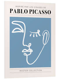 Tableau en PVC Pablo Picasso - Visage I