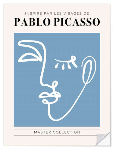 Wall sticker Pablo Picasso - Visage I