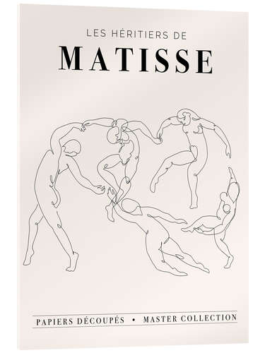 Acrylglasbild Matisse - Papiers Découpés
