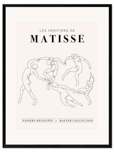 Stampa artistica con cornice Matisse - Papiers Découpés