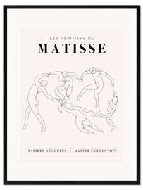 Stampa artistica con cornice Matisse - Papiers Découpés