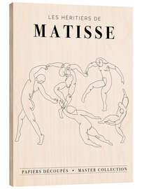 Print på træ Matisse - Papiers Découpés