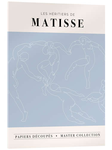 Stampa su vetro acrilico Les héritiers de Matisse