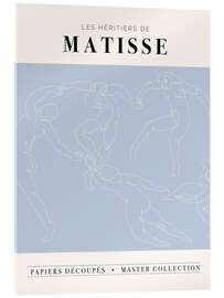 Stampa su vetro acrilico Les héritiers de Matisse