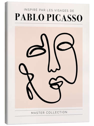 Obraz na płótnie Pablo Picasso - Inspiré par les visages I