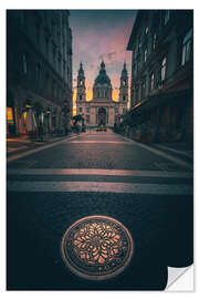 Wall sticker St. Stephen's Basilica in Budapest