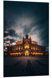 Magnettafel Semperoper Dresden - Dramatisch