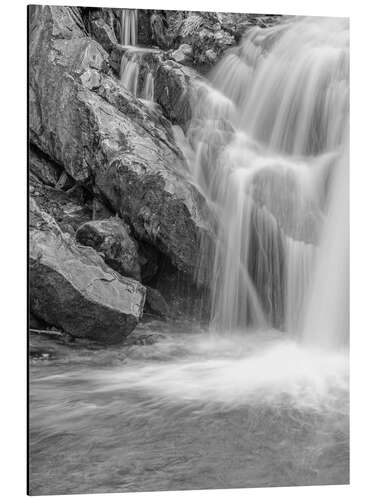 Tableau en aluminium Ova da Bernina waterfall