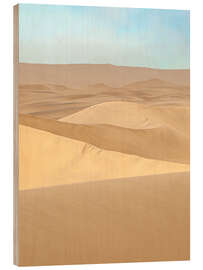 Wood print Namib desert