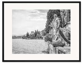 Gerahmter Kunstdruck Varenna Villa Monastero