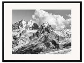 Gerahmter Kunstdruck Piz Roseg