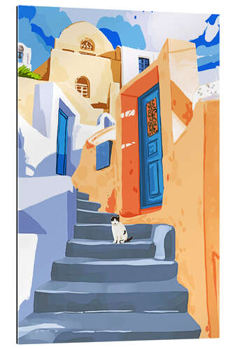 Galleriprint Cat in Greece