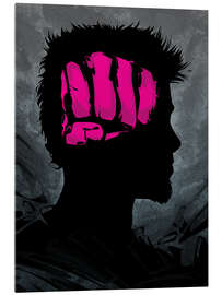 Acrylic print Fight Club Fist Brain